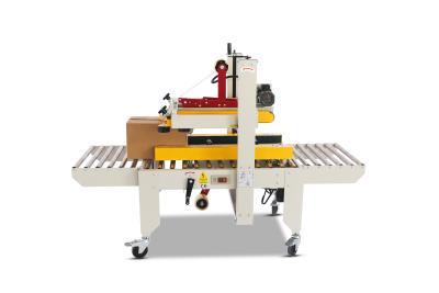 China 360W 20m/min Carton Erector And Sealer , 140kg Adhesive Tape Cutting Machine Side Bottom Driven for sale