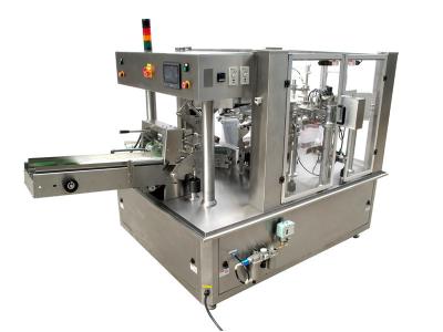 Chine Le CE a approuvé le remplissage rotatoire automatique et la machine de scellage pour le sac de Premade pour le produit pâteux à vendre
