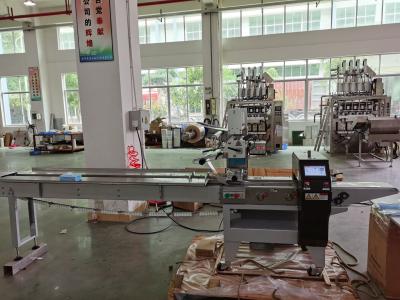 Chine Servocommande horizontale de ciboulette de paquet de machine à emballer d'enveloppe d'écoulement de 4KW OPP à vendre