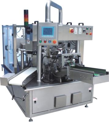 China 3 Phase SS316 Premade Pouch Filling Machine Big Pouch Rotary Sealing 20ppm Speed for sale