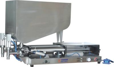China 60ml Semi Automatic Liquid Filling Machine , 50BPM Pneumatic Adopt Cream Filling Machine for sale