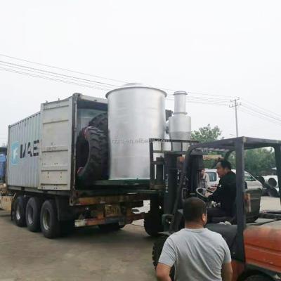 China Coal Fuel Mini Mobile Hot Paddy Dryer for Below Corn Rice Husk Furnace for sale