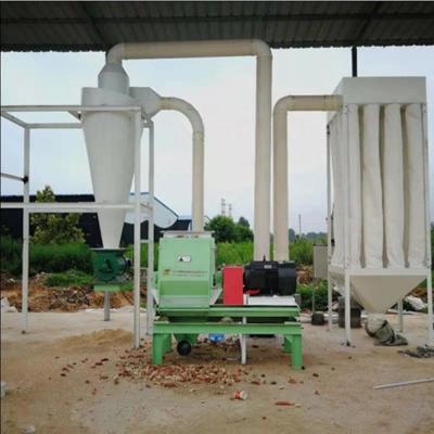 China SPSF60*45 Procesamiento de alimentos para animales Arroz husk molienda de martillo molino máquina con trabajo en venta