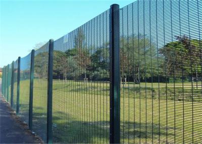 China Galvanized Steel Wall Substation Anti Climb Mesh Fence 358 Clear View à venda