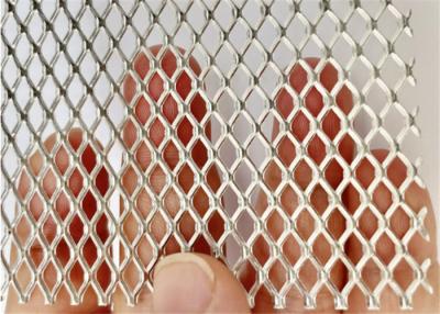 China Commercial Galvanized 8mm Expanded Metal Wire Mesh For Walkways Cabinet Inserts for sale
