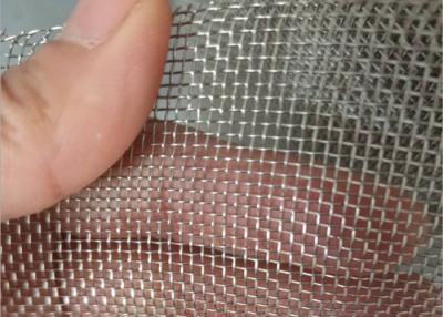 China 0.02mm Dia 10m Length Window Screen Wire Mesh SS316 Plain Woven for sale