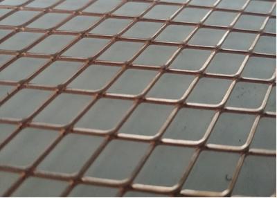 China 1.8mm Dia  ISO 9001 Expanded Metal Wire Mesh EMI Shielding Copper Mesh Sheet for sale