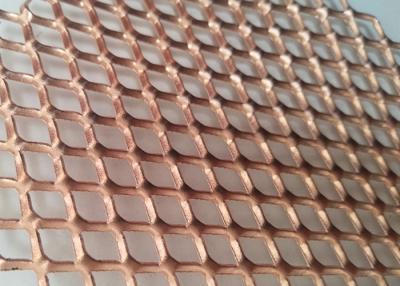 China 0.05mm 6m Red Copper Expanded Metal Sheet 100 Mesh for sale