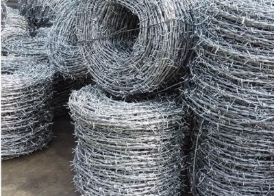 China 1.5cm 1.6mm Length Hot Dipped Galvanized Barbed Wire 15 Gauge Rust Proof for sale