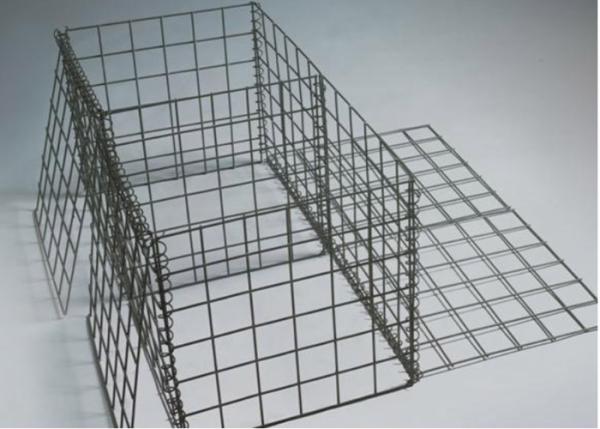 Quality HBGB 6mm Dia ISO 9001 Gabion Stone Wall Fence Metal Cage Filled With Rocks for sale