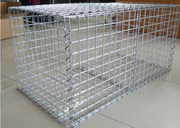 Quality 2x1x1m Welded Gabion Mesh Metal Cage Stone Walls for sale