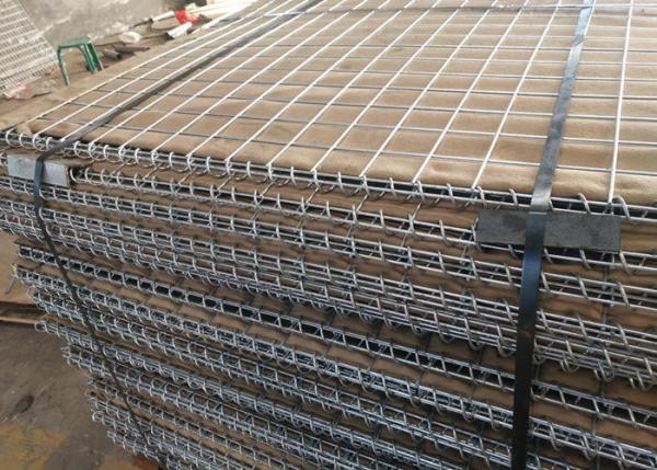 Quality 1.5 Cube Galvanised Galfan Stone Wall Metal Cage GB 001 75x75mm for sale