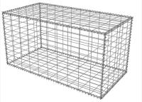 Quality 1.5 Cube Galvanised Galfan Stone Wall Metal Cage GB 001 75x75mm for sale