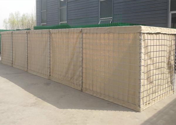 Quality Portable Flood Hesco Sand Barrier 5mm Stone Filled Wire Cages for sale