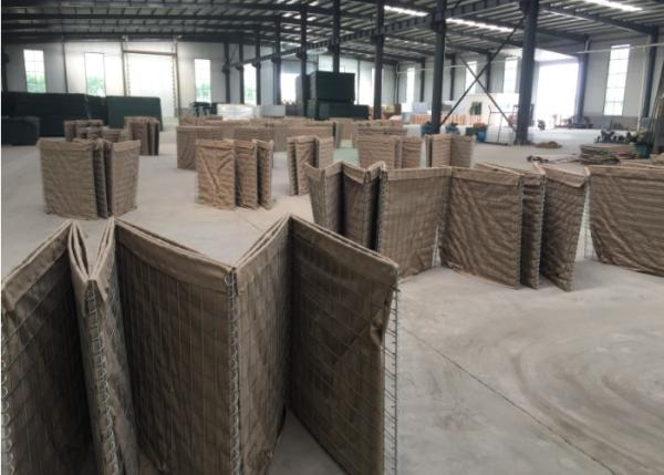 Quality Explosion Proof Protection Wall Hesco Bastion Barrier 5.0mm Dia Welded Gabion for sale