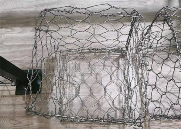 Quality Flex PE Coated PVC Hexagonal Gabion Mesh Baskets HBGB Flood Control for sale