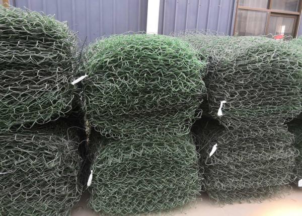 Quality Hexagonal 2.5mm Gabion Mesh Baskets 50x60mm Woven Fish Cage Netting for sale