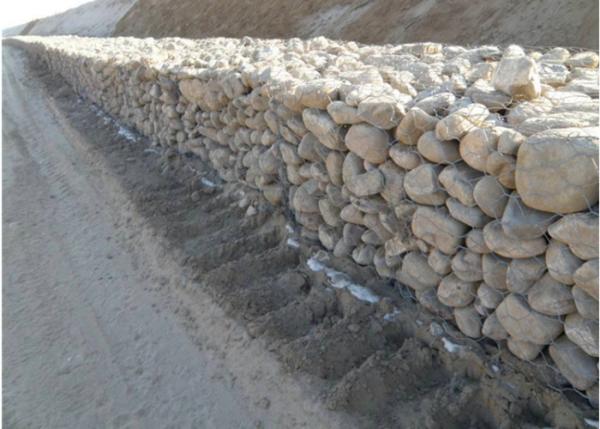 Quality Revetment Hexagonal Hot Dipped Galvanized Gabion Box 270g/M2 Zinc Coated for sale