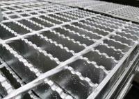 Quality Steel Walkway Galvanized Serrated Bar Grating Anti Corrosion 6mm Cross Twisted for sale