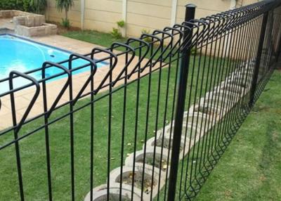 China L2.3m 6mm Dia BRC Roll Top Mesh Fence Panels Hot Dipped Galvanized for sale