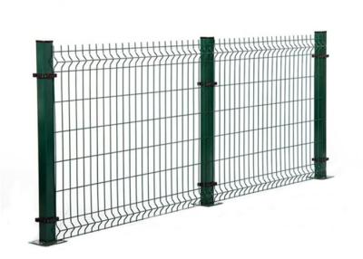 China H2.5m 3D Welded PVC Coated Wire Mesh Fence Panels 60x60x1.5mm Green for sale