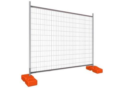China HDG 2.4m Movable Fence Panels 60×150mm Mesh for sale