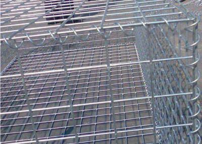 China 5mm Dia 75 X 75mm Hole Galvanized Welded Gabion Box 4m Length Hot Dipped for sale