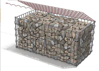 China 3m X 1m X 1m Welded Gabion Mesh Galvanized For River Bank Protection for sale