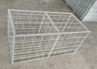 China Flood Barrier Fence 6mm Welded Gabion Box Square Hole Galvanized for sale