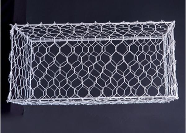 Quality Hexagonal 2.7mm Gabion Wall Baskets Hot Dipped Galvanized for sale