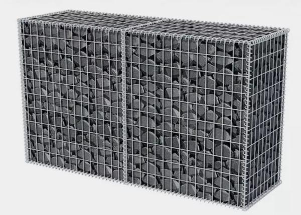 Quality 1 X 1 X 1 M Galvanized Gabion Box Welded Stone Rock Baskets For Retaining Wall for sale