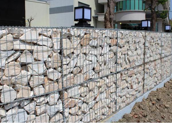 Quality 1 X 1 X 1 M Galvanized Gabion Box Welded Stone Rock Baskets For Retaining Wall for sale