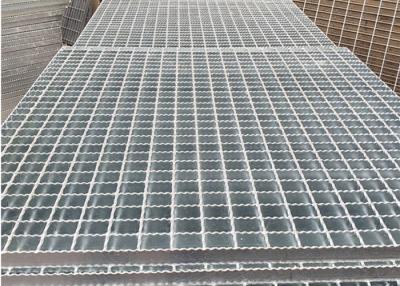 Chine Gril dentelé en acier de drain de couverture de fossé de grille de barre d'anti corrosion à vendre