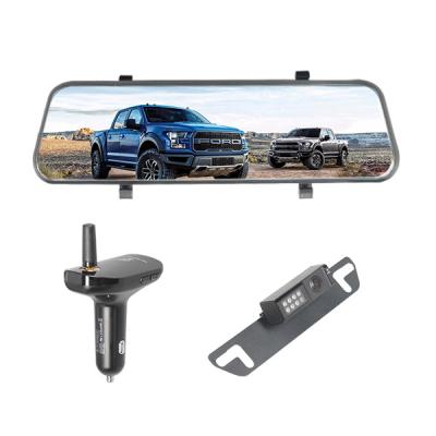 China Rearview Mirror Dash Cam Backup Camera AHD Car Charger Receiver for sale