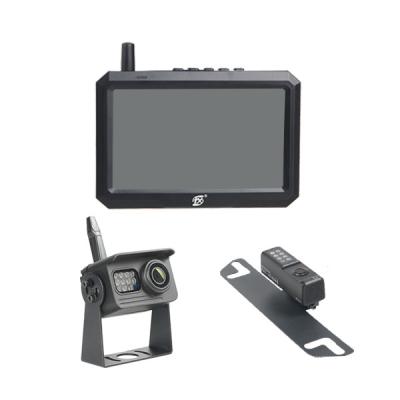 China DVR Vehicle Reverse Camera 5 Inch Color Screen Support 2 Channel for sale