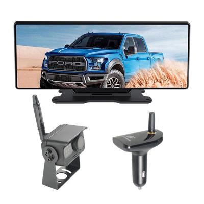 China 12 Inch Touch Screen RV Mirror Dash Cam Backup Camera AHD Receiver for sale