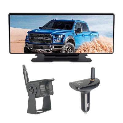 China 12inch Touch Screen RV Wireless Rear View Camera AHD Receiver System for sale