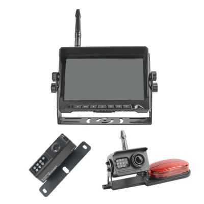 China 7 Inch Color Monitor RV Wireless Backup Cameras Support 2 Channel for sale