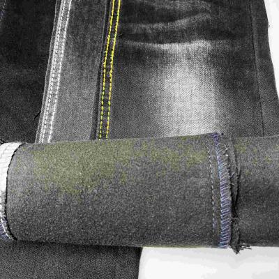 China 13 Oz Woven Brushed Grey Stretch Denim Fabric ​Supper Stretch for sale