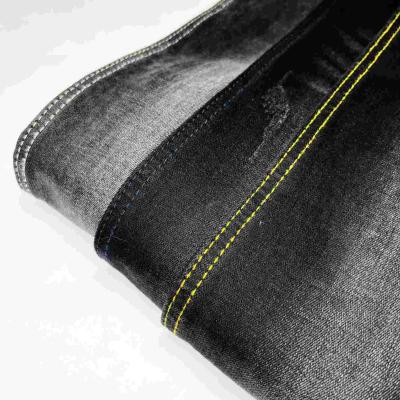 China Brushed Cotton Brushed Bull Denim Cotton Jean Fabric Polyester Viscose Spandex for sale
