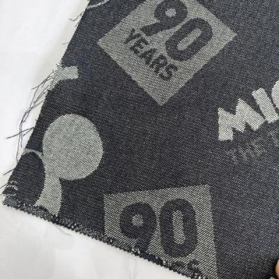 Китай Тканевый материал жаккарда хлопка джинсовой ткани OEM для курток одевает продается