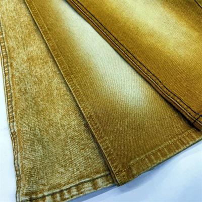 China 11 Oz Breathable Woven Color Twill Denim Fabric Multi Color For Pants for sale