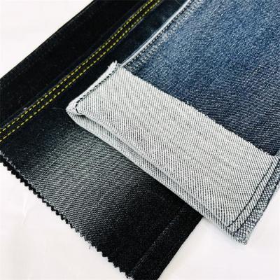 China Double Layer Stretch Denim Fabric Material 12.5 oz Heavy Weight CVC for sale