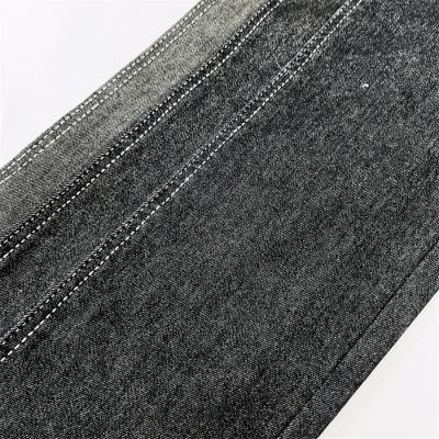 China 67 inch Black Jacquard Denim Fabric Vogue 13.2Oz Fastness Stripe for sale