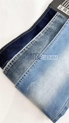 China Twill Textile Cotton Polyester Denim Fabric By The Yard 63 inch - 63.7 Inch width for sale