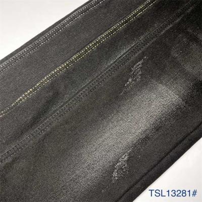 China Estiramento Jean Fabric Material Denim Elastic da sarja de Nimes de 14 onças para o inverno da queda à venda