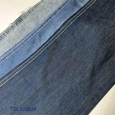 Chine fabrication légère de chemise de denim de tissu de mélange de Tencel du coton 5Oz à vendre