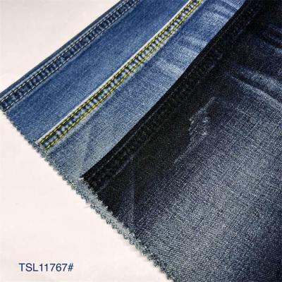 China La suavidad del ODM 271gsm el 100 por ciento de tela 12s del tejano de algodón peinó el hilado en venta