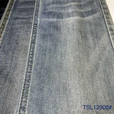 China T400 Cotton Viscose Shrink Resistant Twill Denim Fabric Weave For Jeans for sale