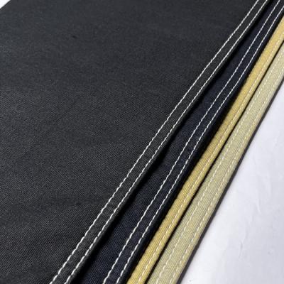China 300Gsm RFD Dark Brown Denim Fabric Light Blue Jeans Fabric Cotton Poly for sale